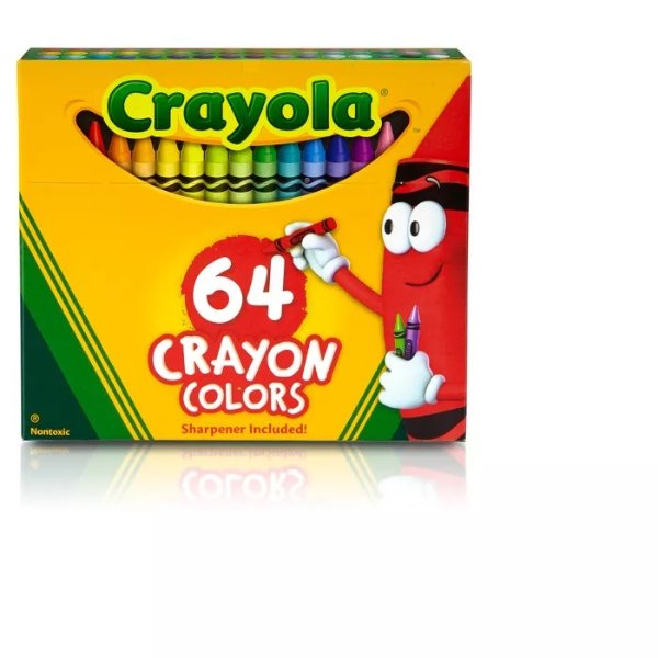 Crayons with Sharpener 64ct