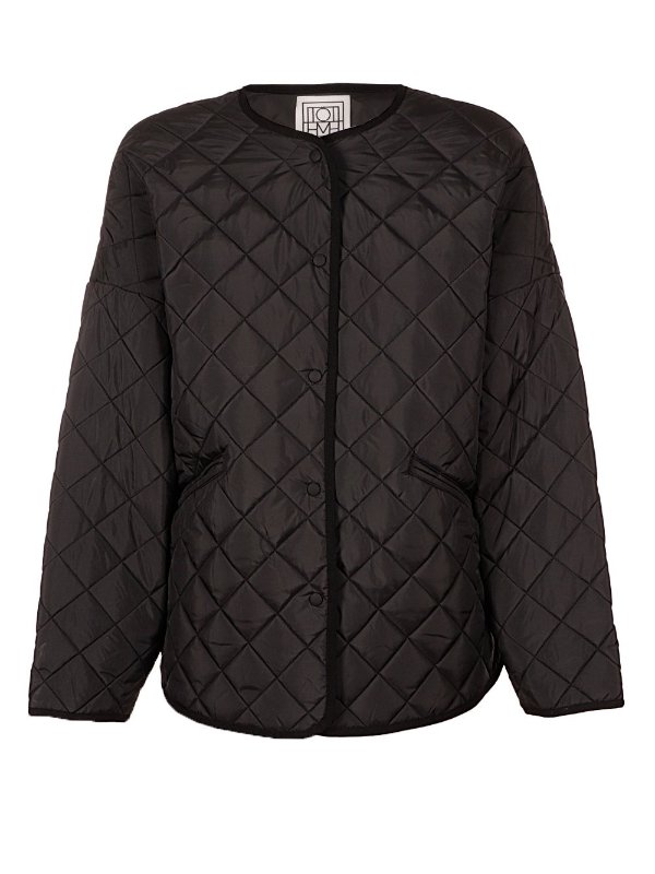 Quilted Buttoned Jacket