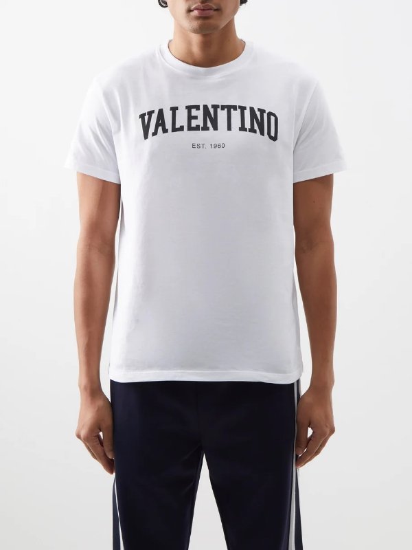 Logo-print cotton-jersey T-shirt | Valentino Garavani