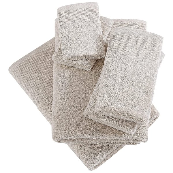 Galveston系列 超吸水纯棉毛巾6件套 2色可选