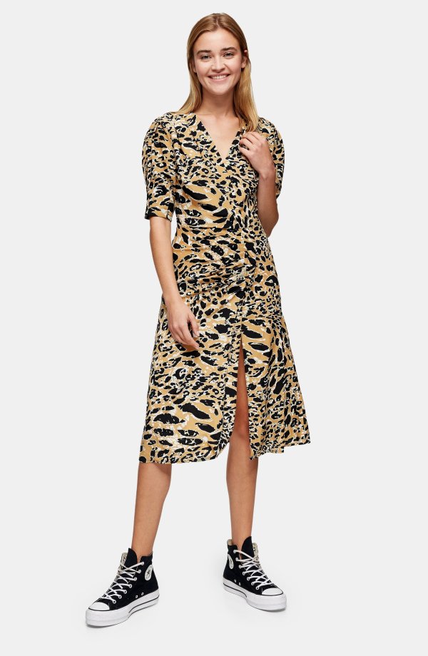 Leopard Print 连衣裙