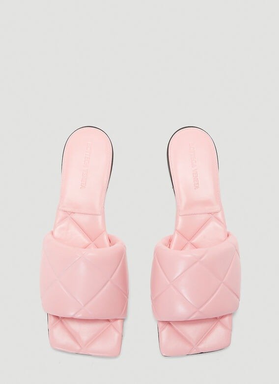 Rubber Lido Flat Sandals in Pink