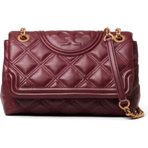 Tory Burch Fleming Soft Quilted Lambskin Leather Shoulder Bag