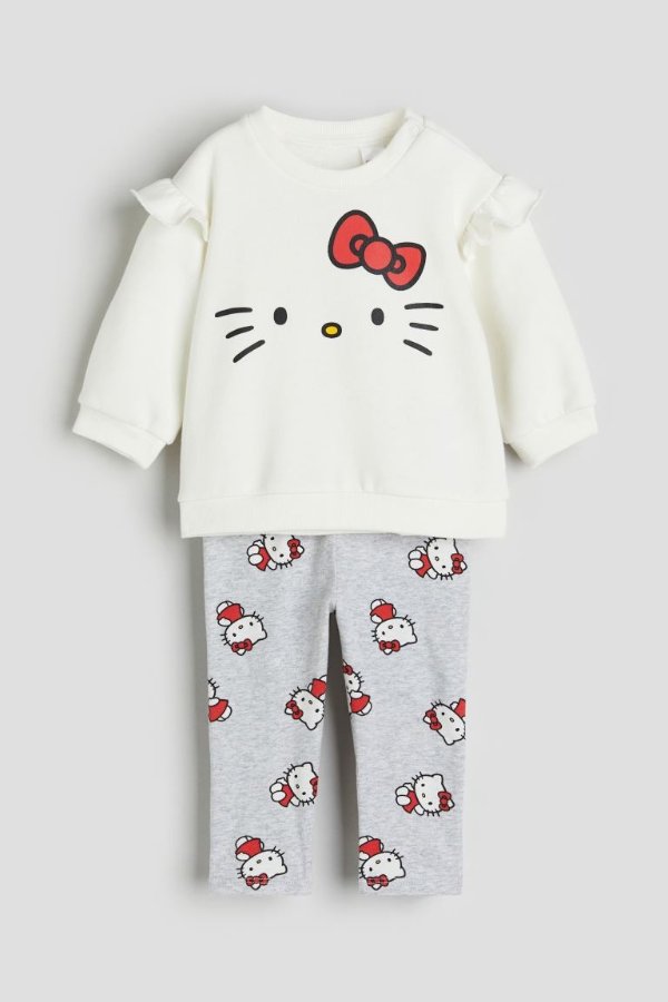 Hello Kitty图案 婴幼儿服饰套装