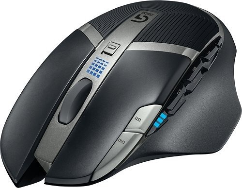 - G602 Wireless Optical 11-Button Scrolling Gaming Mouse - Black