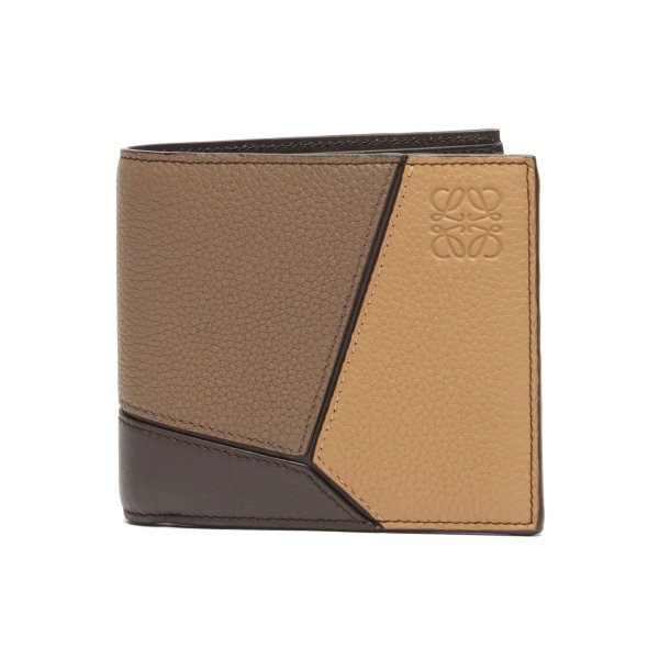 Puzzle tri-colour leather billfold wallet | Loewe | MATCHESFASHION.COM US