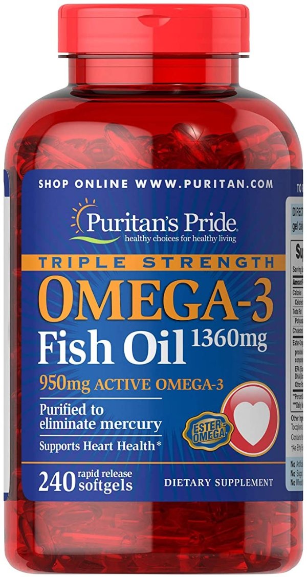 增强版Omega-3 F鱼油240粒