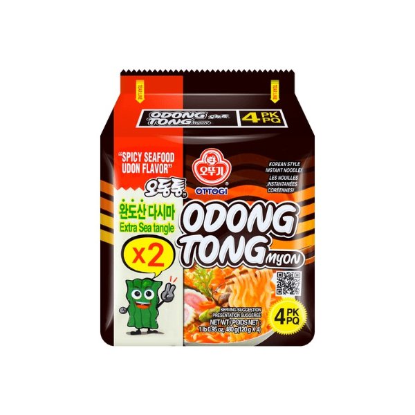 OTTOGI Odongtong Spicy Seafood Udon 120g*4