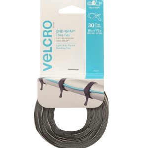 VELCRO Brand ONE WRAP Thin Ties 30 Count