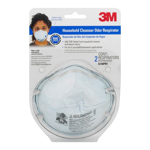 Household Cleanser Odor Respirator, 2 Count