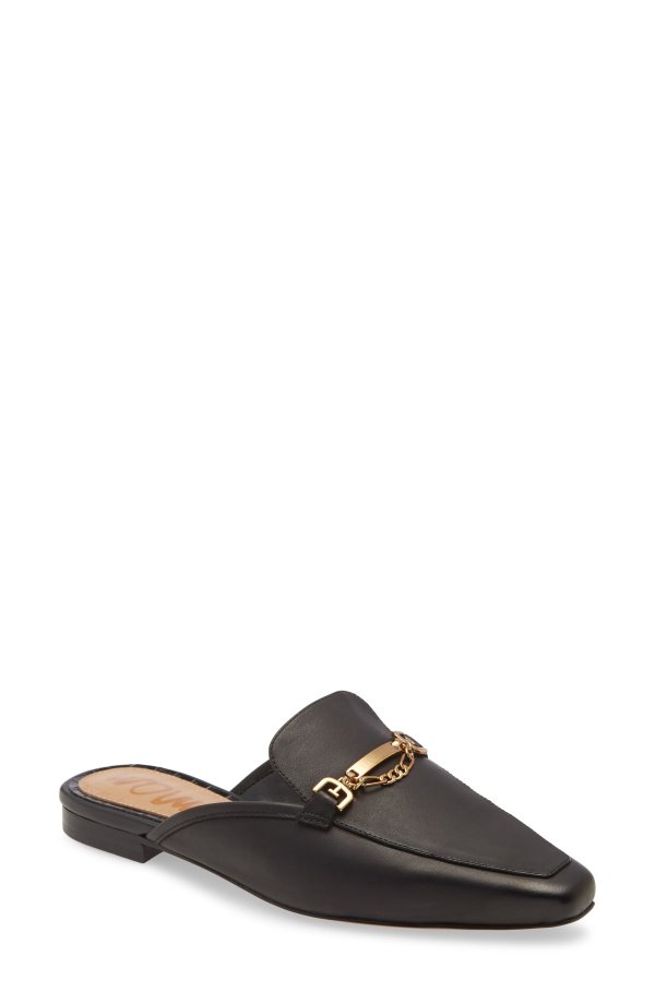 Evelan Chain Loafer Mule