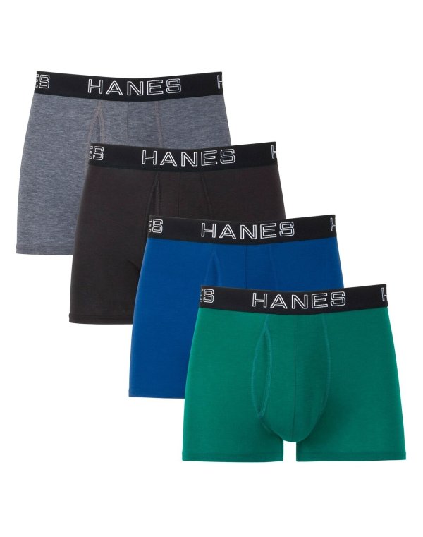 Trunk 4-Pack Mens Underwear Ultimate Comfort Flex Fit Total Support Pouch