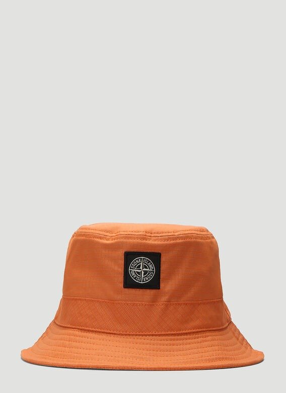 Logo Bucket Hat in Orange
