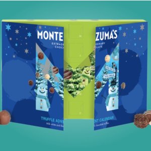 圣诞日历低至£9.99Montezuma's 英国本土巧克力 圣诞日历上线 松露系列 丝滑香浓