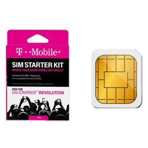 T-Mobile® 预付费3合1 SIM 激活套装