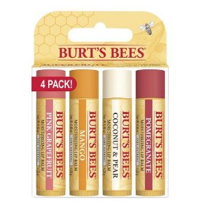 Burt's Bees小蜜蜂润唇膏4支