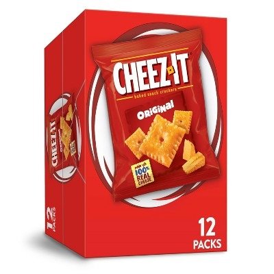 Cheez-It Original Baked Snack Crackers - 1oz - 12ct