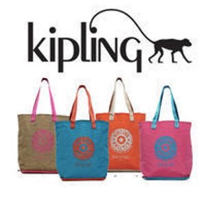 Kipling USA购买正价休闲包包，行李箱包享优惠