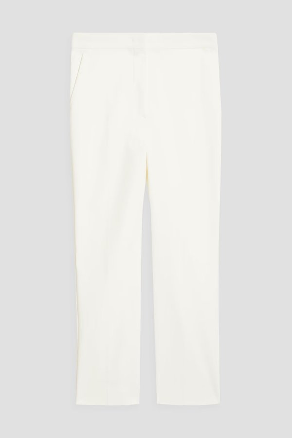 Campos cropped cotton-blend straight-leg pants