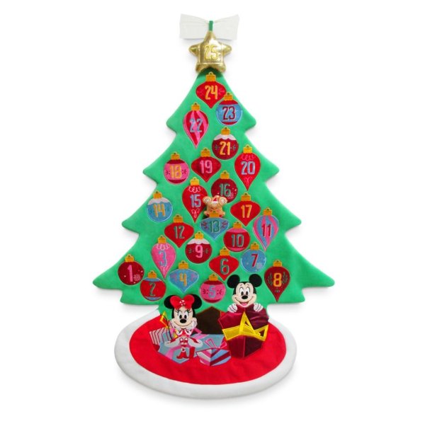 Mickey and Minnie Mouse Plush Advent Calendar Wall Hanging | shopDisney