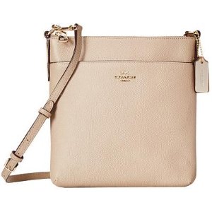 COACH Embossed Textured Leather North/South Swingpack On Sale @