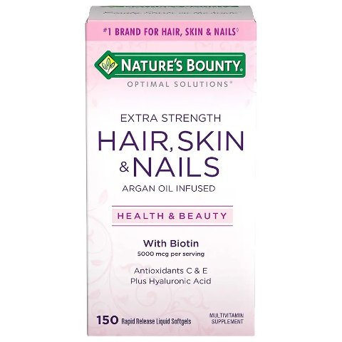 Nature s BountyOptimal Solutions Hair, Skin & Nails Softgels