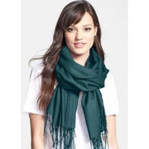 Nordstrom Tissue Weight Wool & Cashmere Wrap (46 Colors Available)