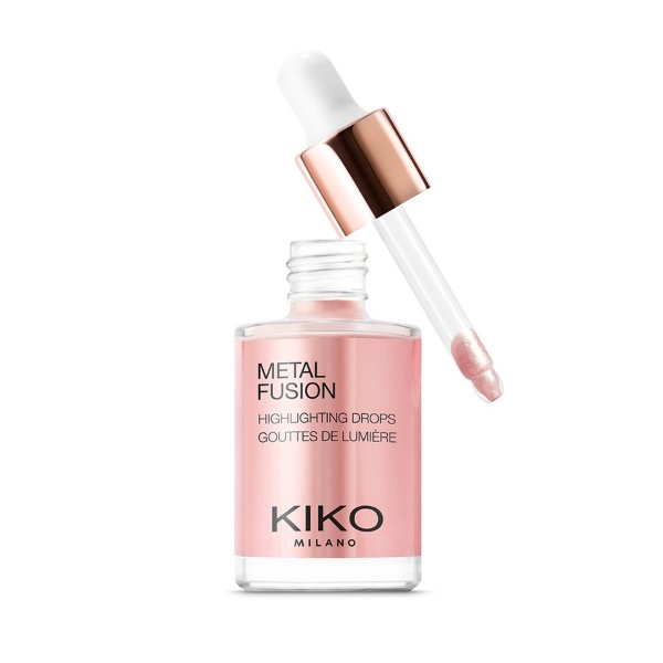 Face highlighting liquid with metallic finish - Metal Fusion Highlighting Drops - KIKO MILANO