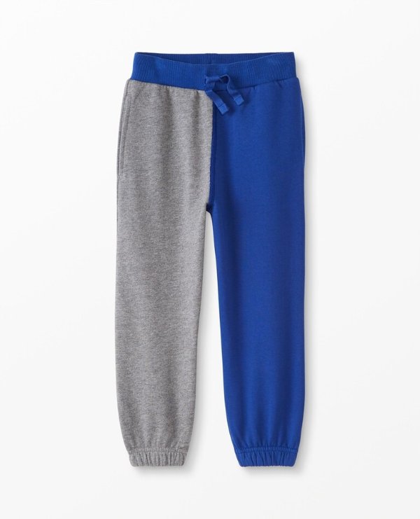 Colorblock Sweatpants In French Terry