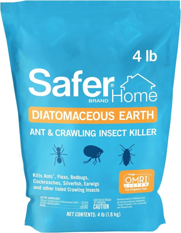 51703 Diatomaceous Earth-Bed Bug Flea, Ant, Crawling Insect Killer 4 lb