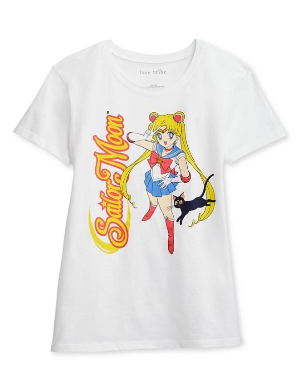 Juniors' Sailor Moon Graphic T-Shirt