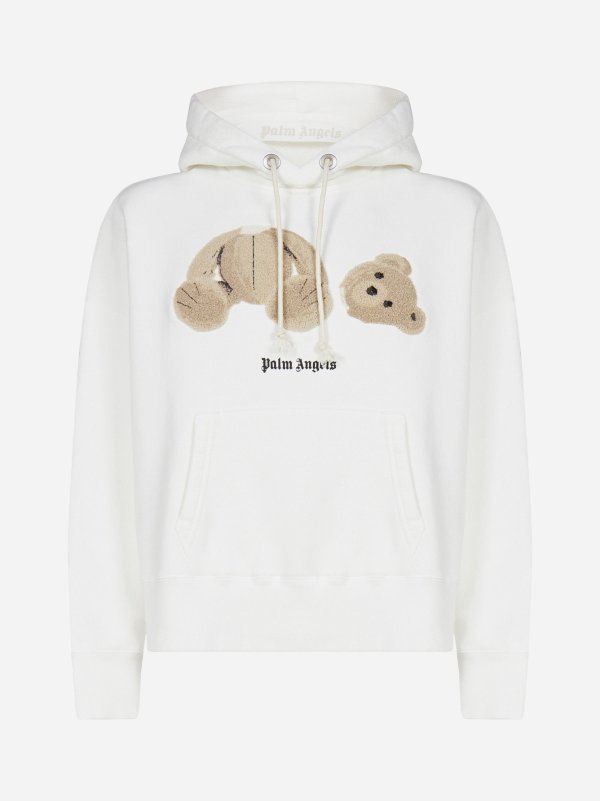 Bear cotton hoodie