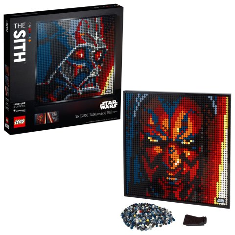 LegoArt Star Wars The Sith 31200 Canvas Art Set Building Toy for Adults (3,395 Pieces)