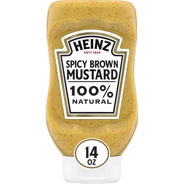 Heinz Spicy Brown Mustard, 14 oz