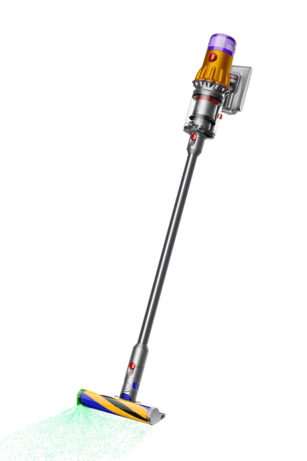 V12 Detect Slim (Yellow/Nickel) cordless vacuum
