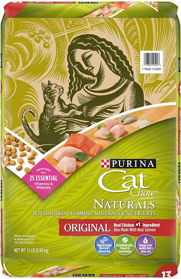 Purina Cat Chow Naturals 13 lb. Bag