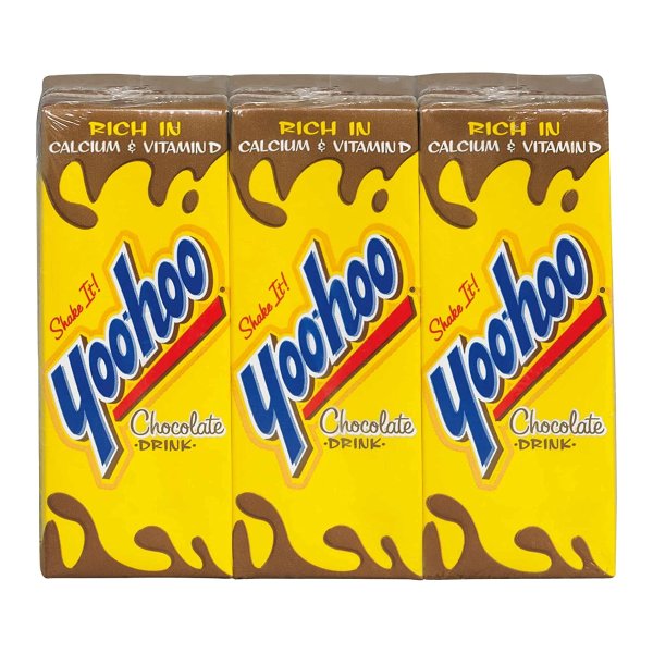 Yoo-Hoo Chocolate Drink, 6.5 Fluid Ounce Box, 3 Count (Pack of 8)