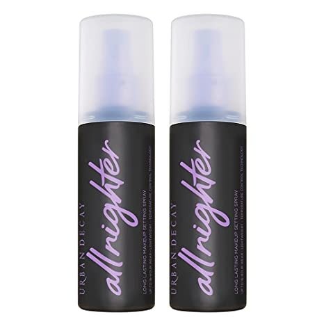 All Nighter Long-Lasting Makeup Setting Spray - Pack of 2 - Lasts Up to 16 Hours - Oil Free, Original, 4 fl oz