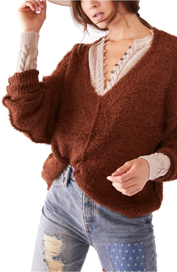 Icing V-Neck Sweater