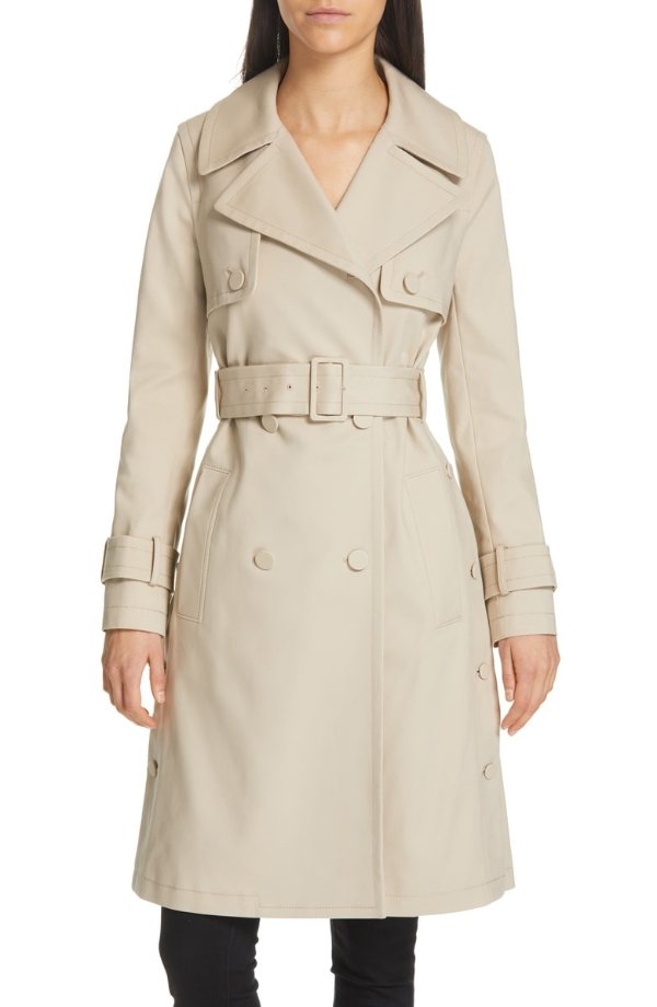 Janney Belted Trench Coat