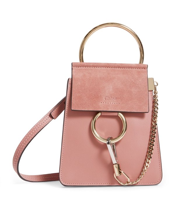 Mini Leather Faye Bracelet Bag