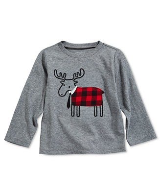 Baby Boys Elk Applique T-Shirt, Created For Macy's