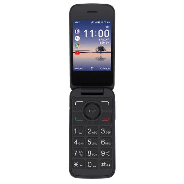 AT&T Alcatel SmartFlip 4GB 智能翻盖预付费手机