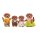 CC1454 Chocolate Labrador Family Doll Set