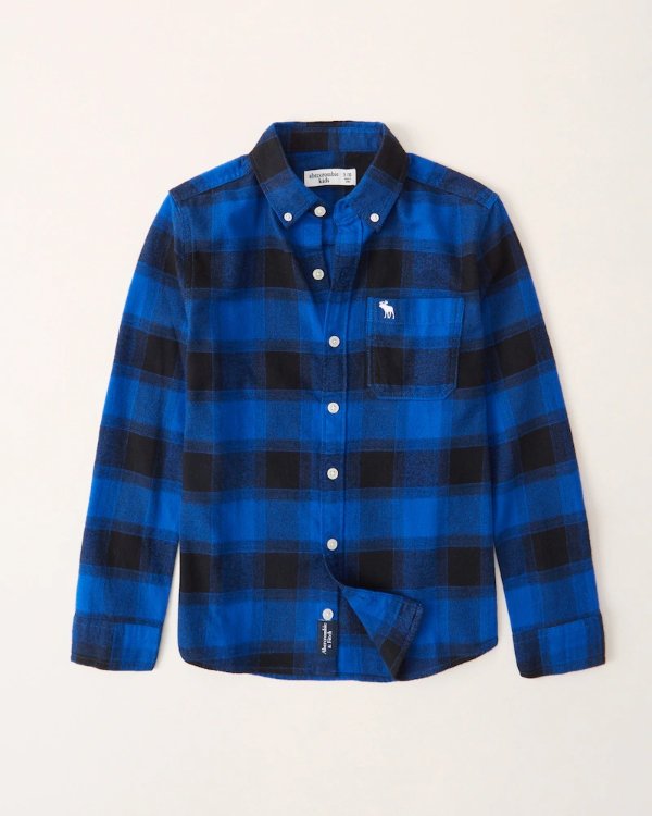 boys icon flannel shirt | boys clearance | Abercrombie.com