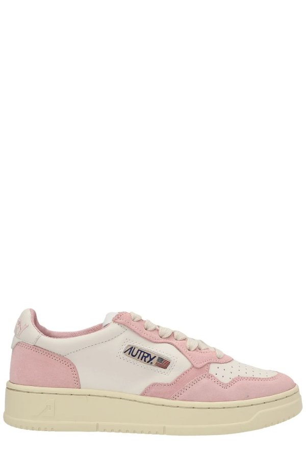 Autry 粉色小白鞋
