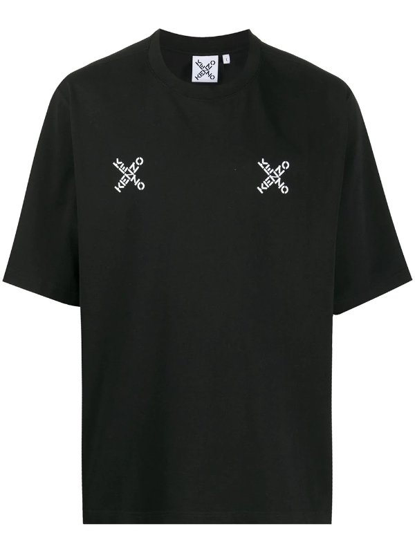 Cross Logo crew-neck T-shirt