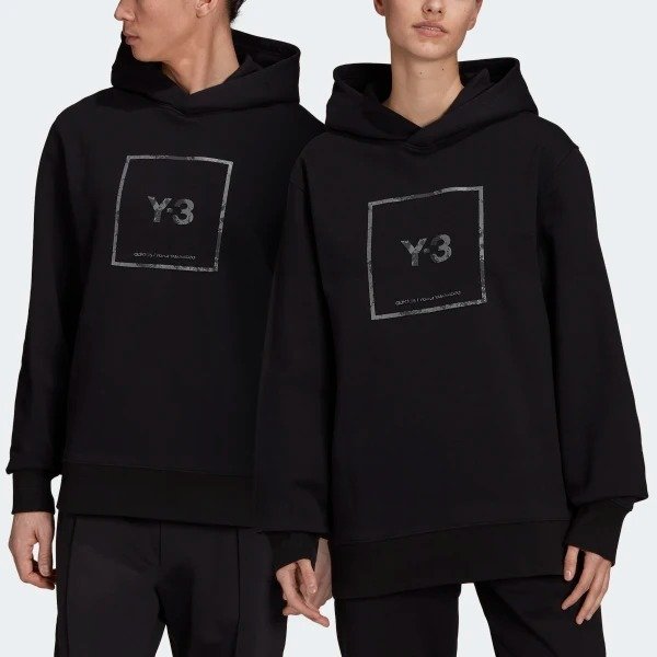 Y-3 Square Label Graphic Hoodie