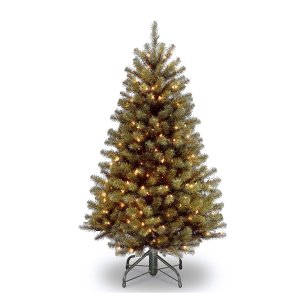 National Tree Company Pre-Lit Artificial Full Christmas Tree 4.5 Feet