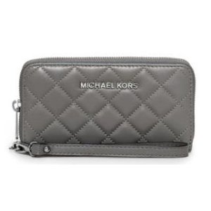 Susannah Large Quilted-Leather Smartphone Wristlet @ Michael Kors
